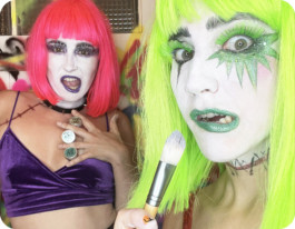 Maquillage halloween Si Si La paillette 