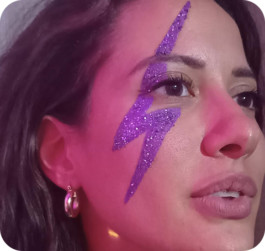 Maquillage paillettes Si Si La Paillette 