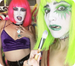 Maquillage halloween Si Si La Paillette 