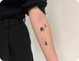 tatouage temporaire Si Si La paillette 