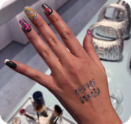 Tatouage paillettes Si Si La Paillette 